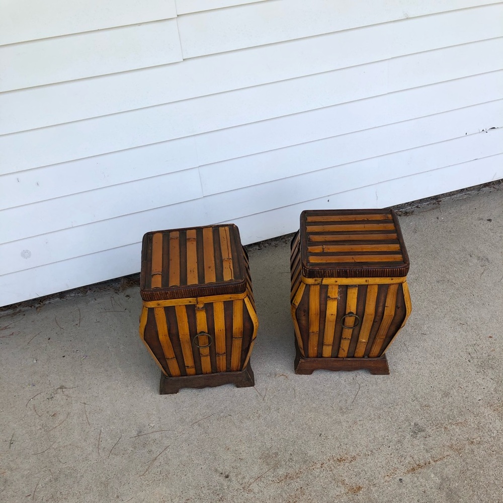 Wood Decorative Storage containers